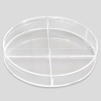 Чашка по типу чашек Петри 4х-секционная, Ø 90 мм, п/с, стерильная, уп. 20 шт, Aptaca