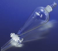 Воронка делительная, 60 мл, грушевидная, крышка 16, 1 шт, Pyrex (Corning)