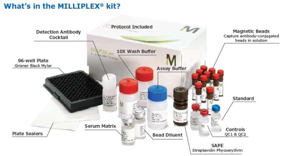 Набор для определения цитокинов и хемокинов человека, Millipore, Merck (Millipore, Sigma-Aldrich, Supelco)