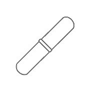 Магнитные перемешивающие элементы, фторопласт (PTFE), круглые с осевым кольцом, 25x6 мм,5 шт., Ikaflon 25, IKA