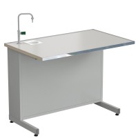 Стол демонстрационный с подводом воды 1212х750х900, раб. поверхность - LABGRADE-лайт