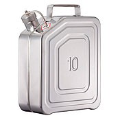 Канистра для транспортировки ЛВЖ Rötzmeier 10KT, с завинчивающейся крышкой, 10 л, с допуском ООН, нержавеющая сталь