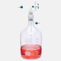 Бутыль для фильтрования ISOLAB 5 л, для вакуумной системы, стекло