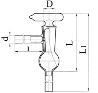 Кран вакуумный 1-ходовой Д 18,8 N2