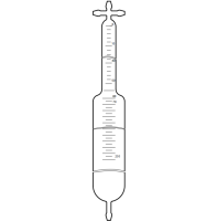 Пипетка 500 мл газовая эскиз 3-74