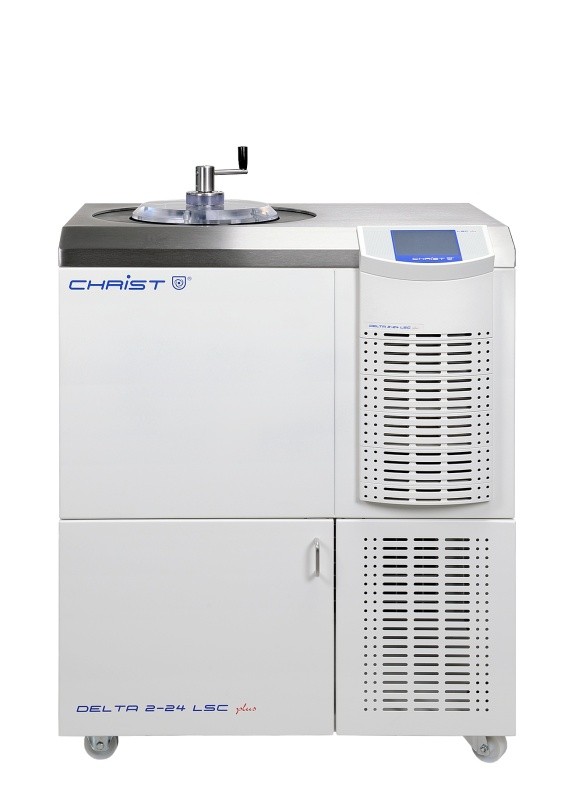 Лиофильная сушка Martin Christ Delta 1-24 LSCplus, комплект с 4 полками 250 мм в камере конденсора и запечатывающим устройством