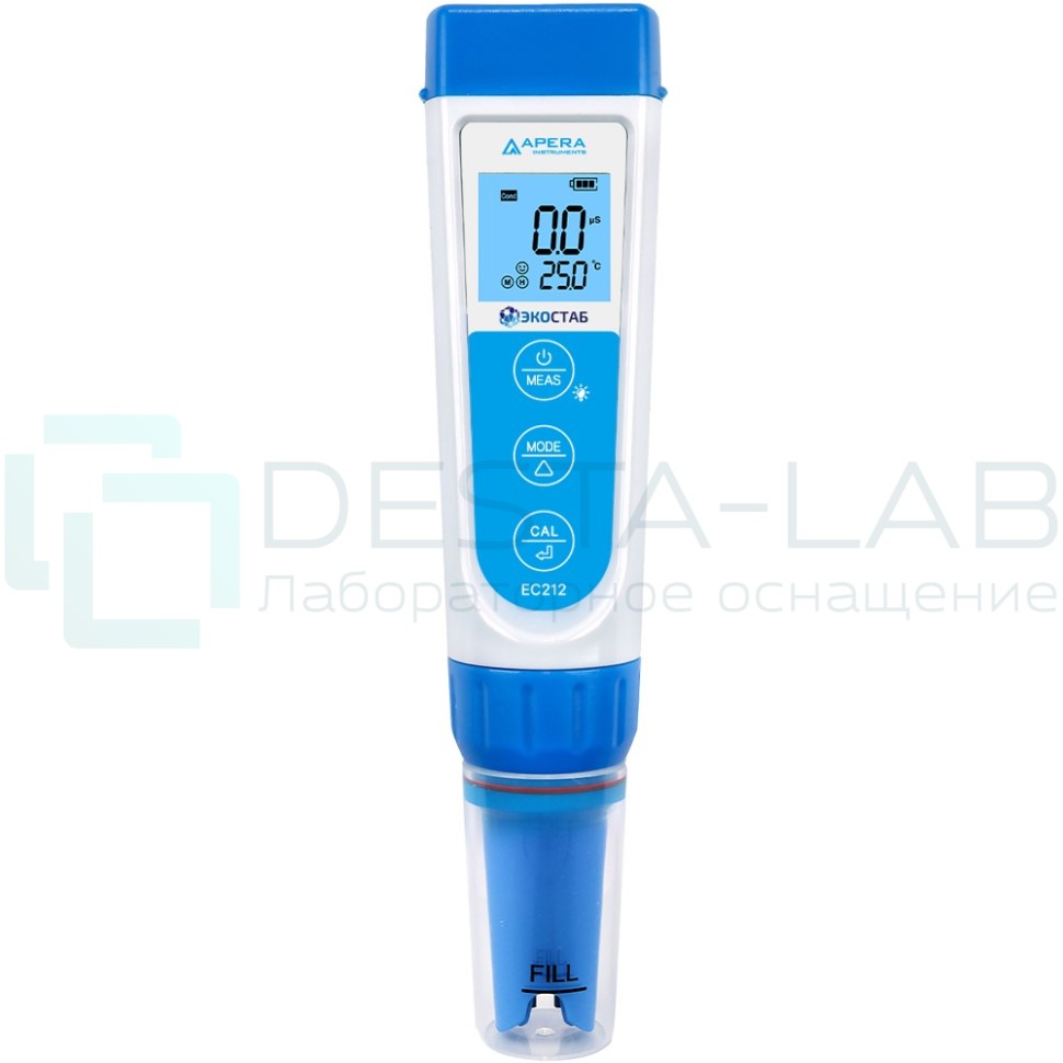 Карманный кондуктометр ЭКОСТАБ EC212