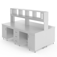 Физический островной стол со столешницей из ЛДСП НВ-2400 ОЛ