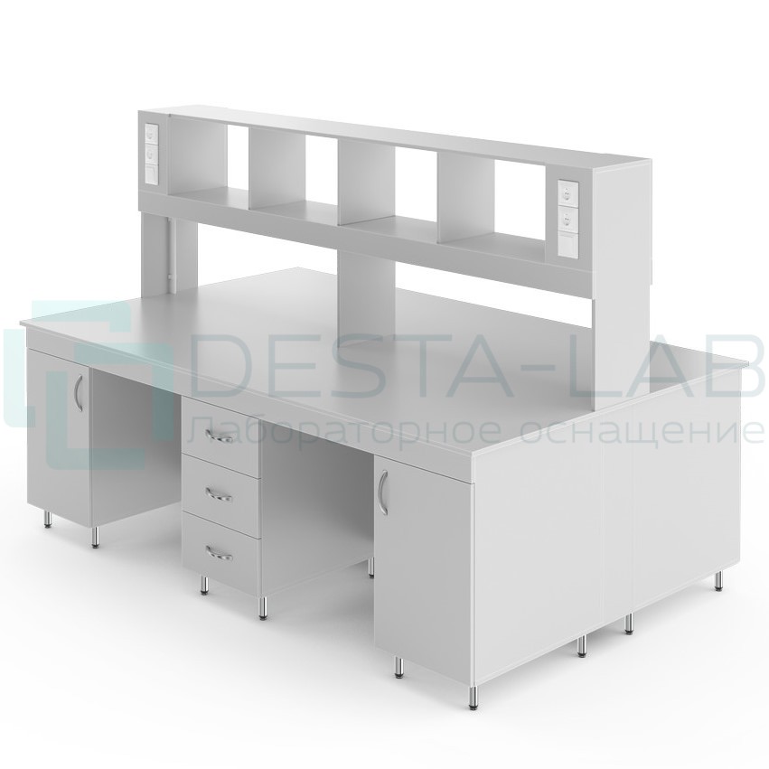 Физический островной стол со столешницей из ЛДСП НВ-2400 ОЛ