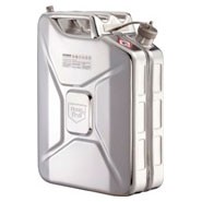 Канистра для транспортировки ЛВЖ Rötzmeier 20KT, с завинчивающейся крышкой и вентиляционным винтом, 20 л, с допуском ООН, нержавеющая сталь