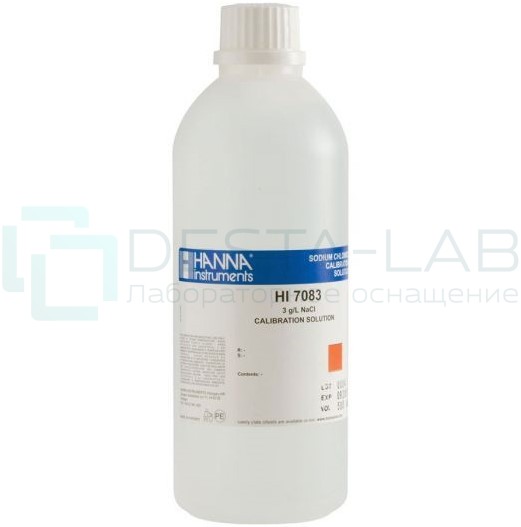 Стандартный раствор HI7083L, 3 г/л NaCL, 500 мл n/v