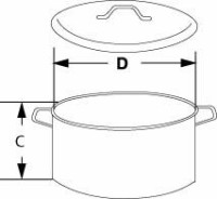 Бак Bochem лабораторный, диаметр 220 мм, объем 6,5 л, нержавеющая сталь
