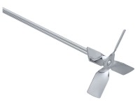 Перемешивающий элемент пропеллерный, 4 закрепленные лопасти, d 100 мм, длина 540 мм, нержавеющая сталь, R 1345, IKA