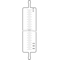 Пипетка 500 мл газовая эскиз 3-73