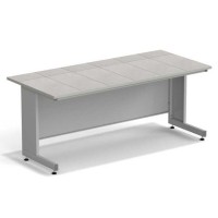 Стол пристенный ЭКРОС 1800х800х750 мм, раб. поверхность - КЕРАМИКА с ПВХ кромкой