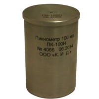 Пикнометр из нержавеющей стали 100 мл. ПК-100Н (с калибровкой)