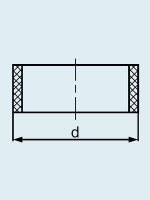 Уплотнитель DURAN Group для фильтрующих тиглей, диаметр 41 мм, EPDM