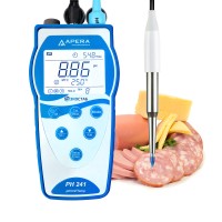 Портативный рН-метр с GLP ЭКОСТАБ PH241SS (для полутвердых и пищевых образцов)