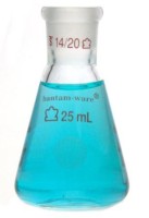 Колба коническая Kimble 25 мл, 14/20, стекло