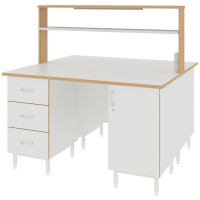 Стол островной ЛАБ-1500 ОЛ (Ламинат)