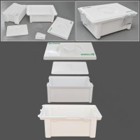 Емкость-контейнер полимерный п/п для дезинфекции и предстерилизационной обработки мед. изделий (с карманом) ЕДПО-3-02-2