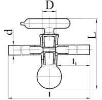 Кран вакуумный 1-ход Д 29 ГФ 6.451.464