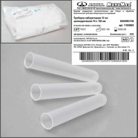 Пробирка лабораторная 10 мл, цилиндрическая, 16*100, п/п, уп. 100 шт, Aptaca