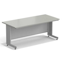 Стол пристенный ЭКРОС 1800х800х750 мм, раб. поверхность - ЛАМИНАТ СЕРЫЙ