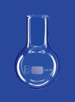 Колба круглодонная Lenz 4000 мл, широкогорлая, стекло