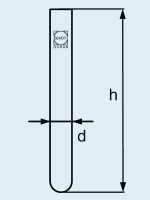 Пробирка DURAN Group 40 мл, 20x180 мм, без ободка, стекло