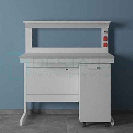Стол лабораторный с полкой ЛК-1200 СМ (Lab HPL)