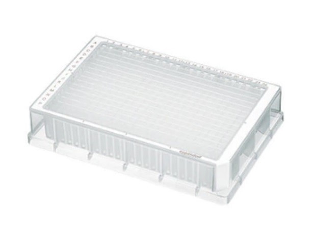 Планшет глубоколуночный, 384/200, PCR clean, белая рамка, 1200 шт, Eppendorf