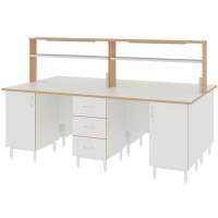 Стол островной ЛАБ-2400 ОЛ (Ламинат)