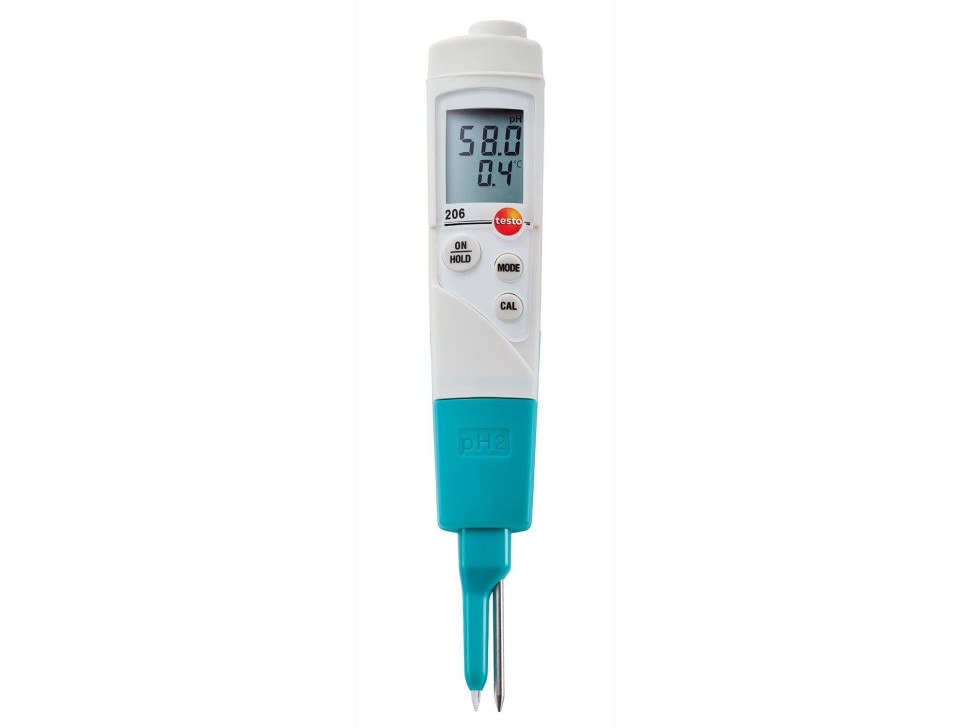 Стартовый комплект testo 206-pH2 - Карманный pH-метр с принадлежностями