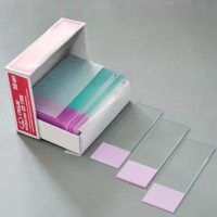 Стекло для микропрепаратов, предметное СП-7109, с полиров. краями и розовой полосой, 26*76 мм., толщ. 1,0 мм.