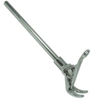 Держатель для пробирок и термометров с прижимным механизмом, 0-25 мм, ULAB