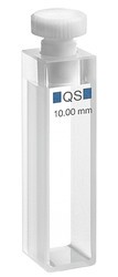 Кювета, кварцевое стекло, 200–2500 нм, ОП 10 мм, 3500 мкл, с крышкой ПТЭФ, Hellma