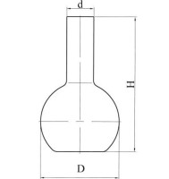 Колба плоскодонная П-2-25-22