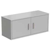 Полка настенная 900х340х380, серый металл