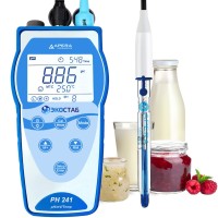 Портативный рН-метр с GLP ЭКОСТАБ PH241DP (для молока)