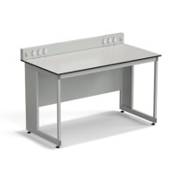 Стол для хроматографа ЭКРОС 1500х800х900/1030 мм с сервисной панелью, раб. поверхность - LABGRADE