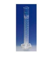 Цилиндр мерный, 100 мл, класс B, ц.д. 1 мл, БС, с носиком и стекл. основ., полимерное защитное покрытие, TD, 4 шт./уп., Pyrex (Corning)