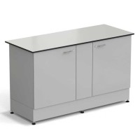 Стол-тумба ЭКРОС 1500х600х900 мм 2 двери, раб. поверхность - LABGRADE