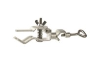 Зажим штативный для бюреток, 3 лапки, d 0-20 мм, оцинкованная сталь с силиконовым покрытием, Bochem