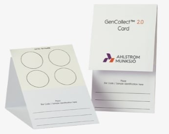 Карта GenSaver 2.0, цельная кровь, хранение более 22 лет, до 5 мкл, 96 мест, с пропиткой защищающей от роста грибов, плесени, бактерий и дрожжей, 100 шт/уп, Ahlstrom (Munktell)