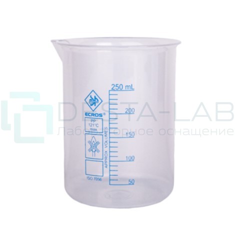 Стакан низкий со шкалой 250 мл