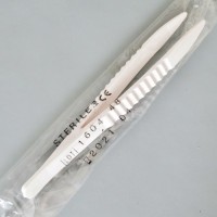 Пинцет дл. 12,4 см., АБС, стер., Aptaca, инд. уп.