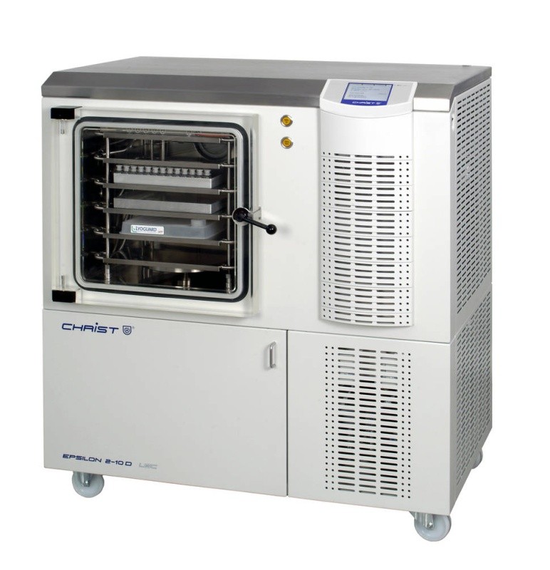 Лиофильная сушка Martin Christ Epsilon 2-10D LSCplus, комплект с 5 полками и запечатывающим устройством
