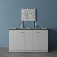 Стол мойка ЛК-1500 СМС-Д (корпус-ЛДСП) GranTec