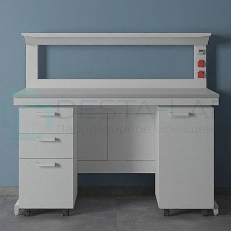 Стол лабораторный с полкой ЛК-1500 СМ (GranTec)